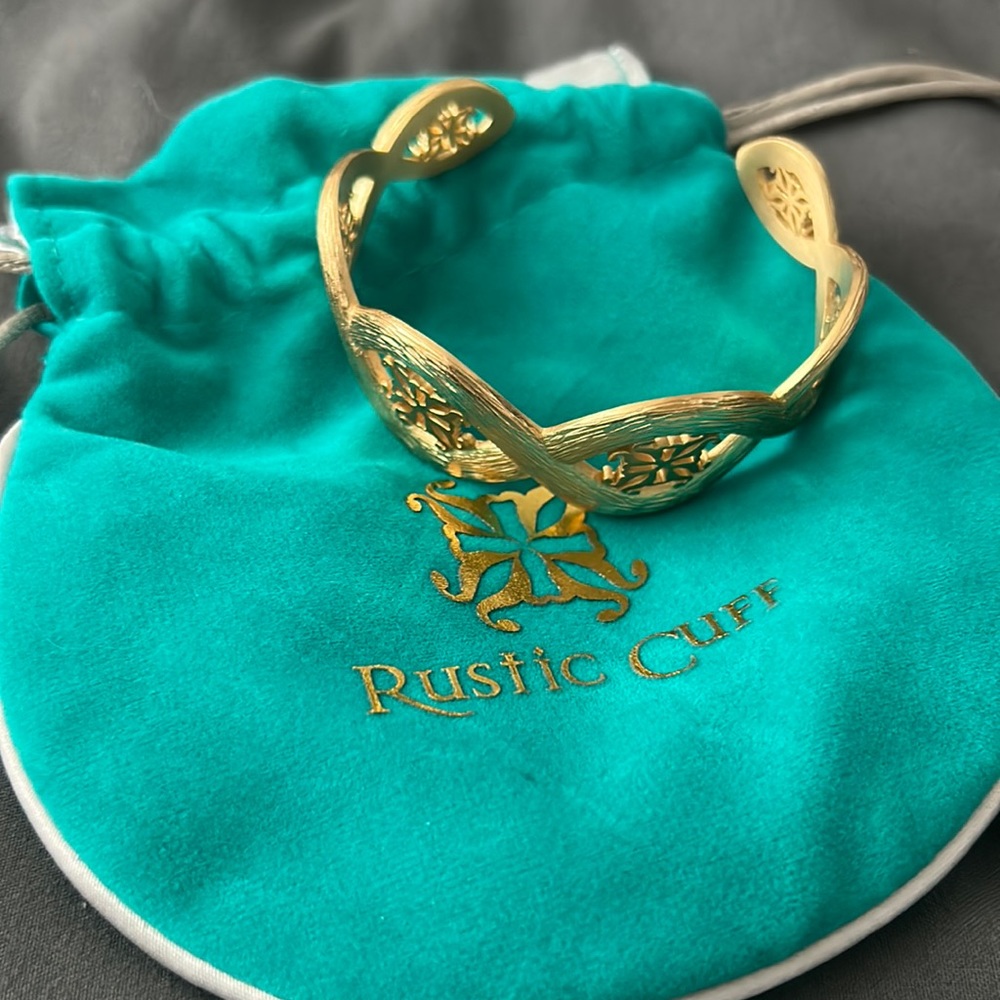 New with pouch, Rustic Cuff Bracelet